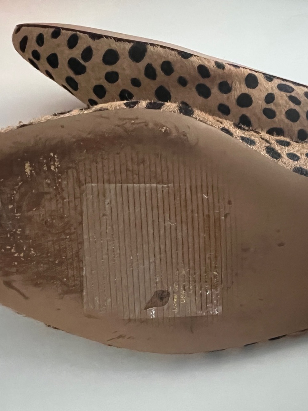 Madewell Leopard-Print Pointed Slip-On Mules in Tan and Black - Picture 5 of 5